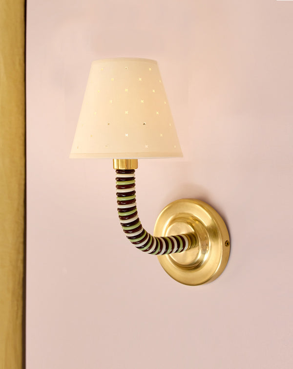 Bistro Wall Light, Aged Brass