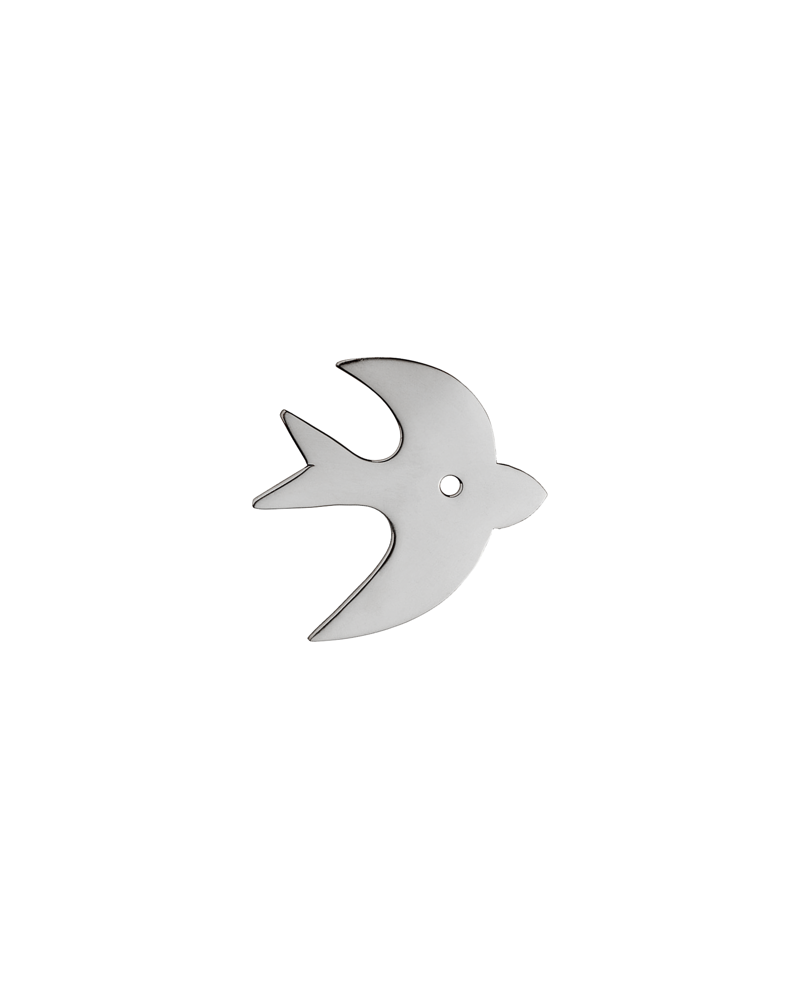 Bird Backplate, Polished Nickel