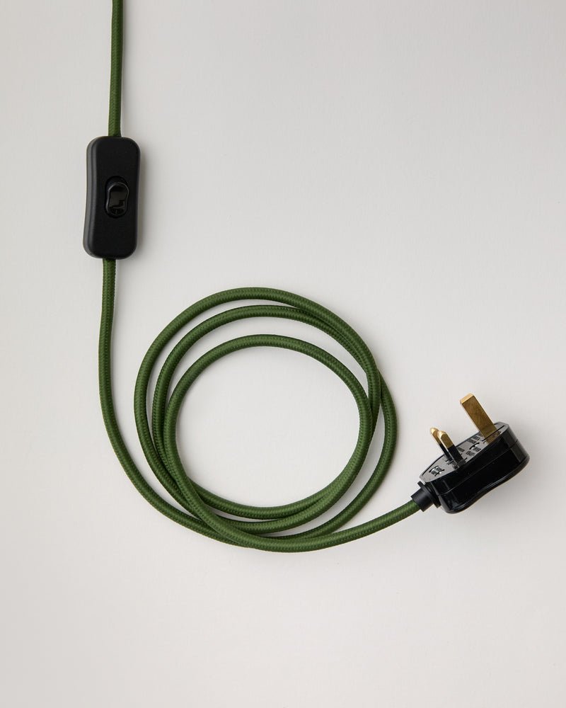 Clover Plug In Wall Light, Polished Brass