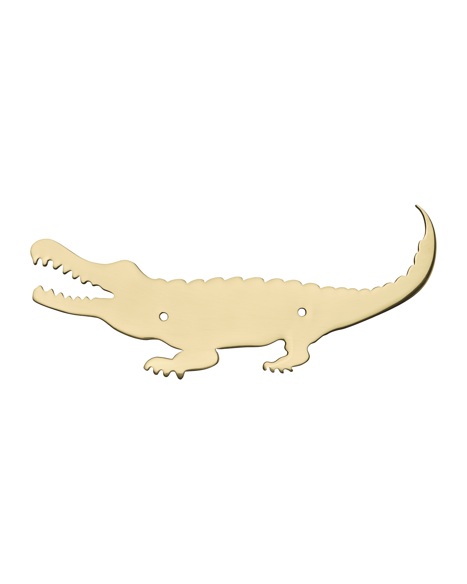 Crocodile Backplate, Polished Brass – MG&Co.