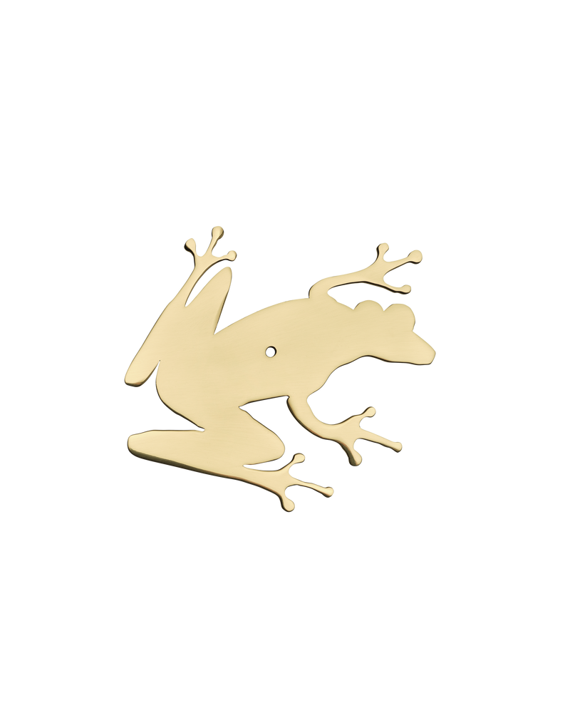 Frog Backplate, Polished Brass