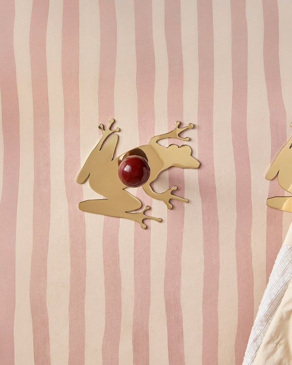 Frog Backplate, Polished Brass