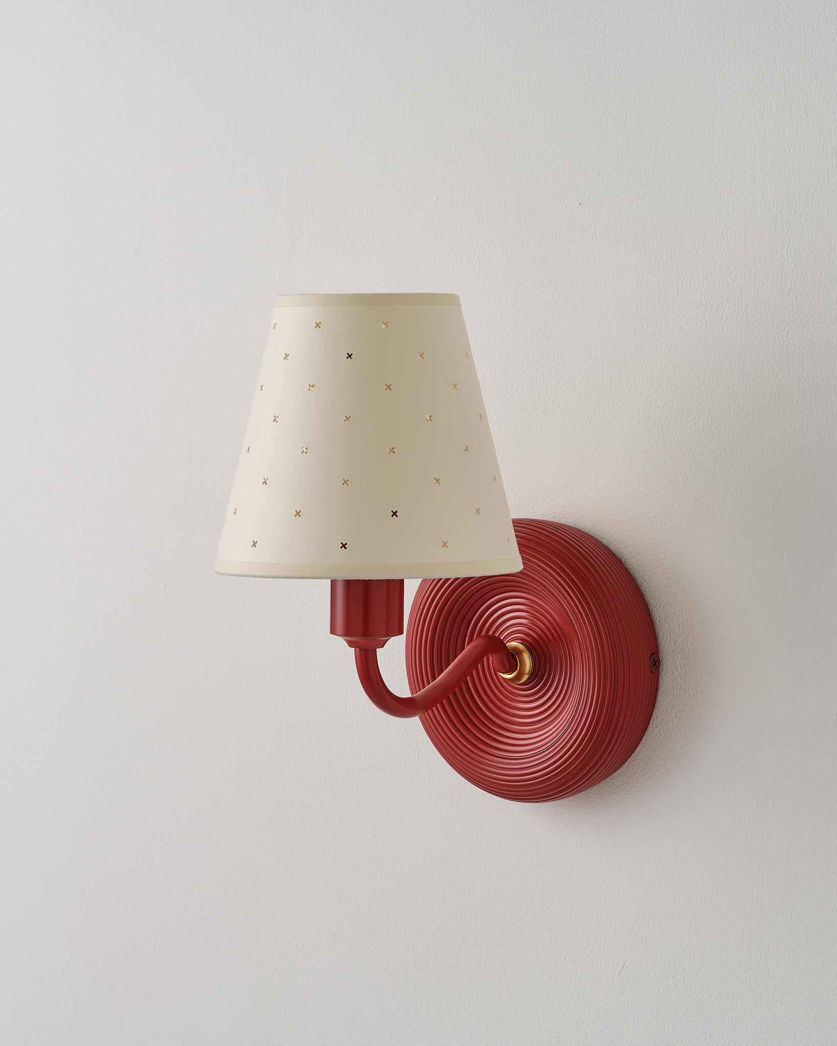 Hive Wall Light, Tomato
