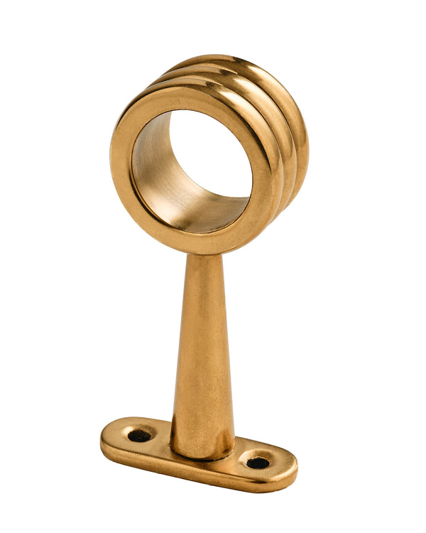Tay Kitchen Middle Bracket, Aged Brass