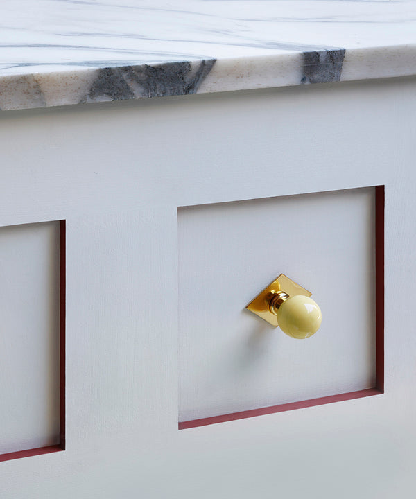 Coloured Knob, Citron