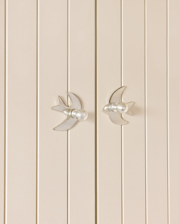 Bird Backplate, Brushed Nickel