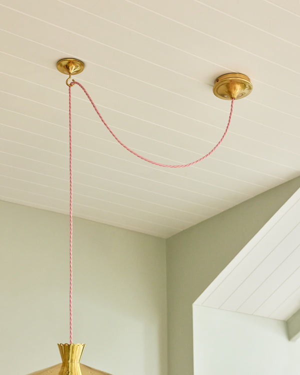 Ceiling Hook, Aged Brass
