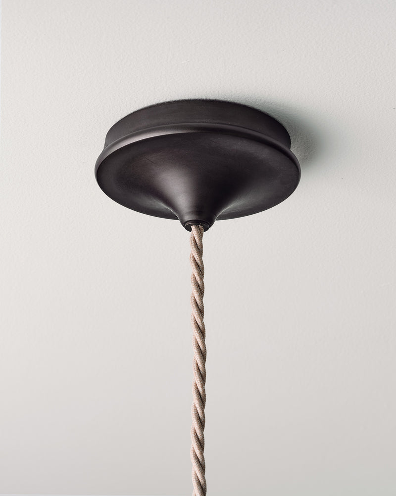 Ceiling Rose, Matt Black