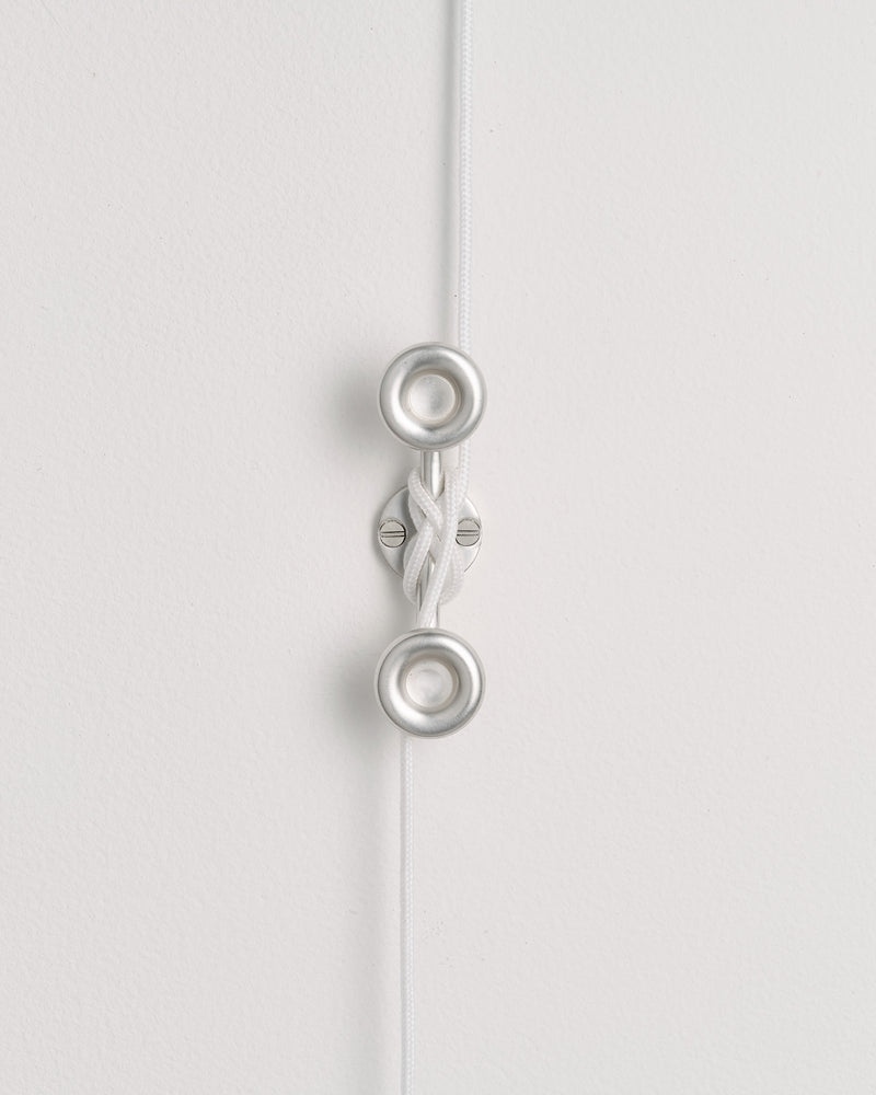 Tay Cleat Hook, Brushed Nickel