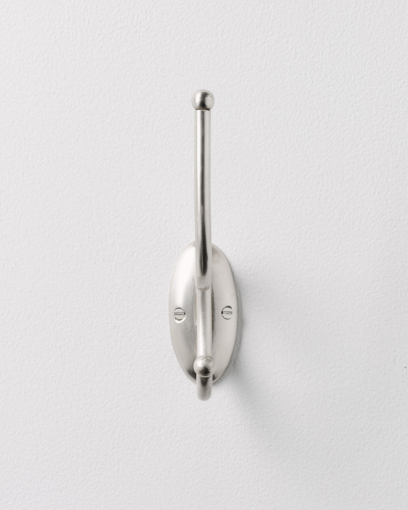 Tay Coat Hook, Brushed Nickel