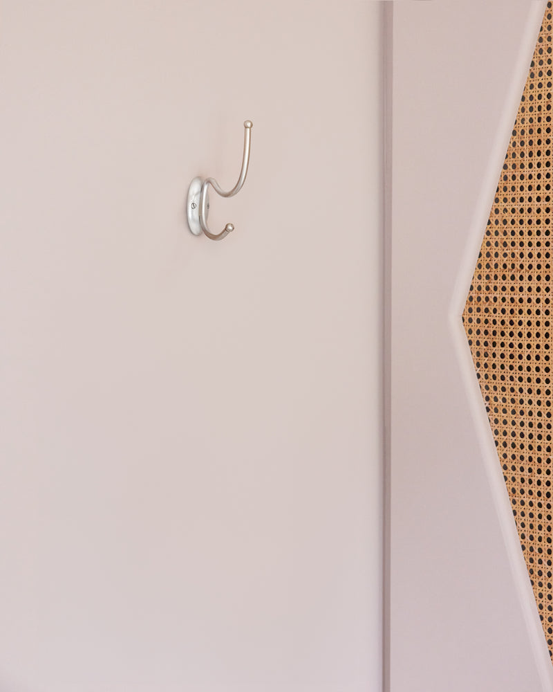 Tay Coat Hook, Brushed Nickel