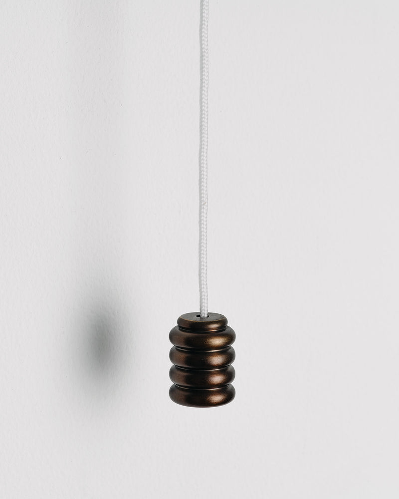 Tay Cord Pull, Blackened Bronze