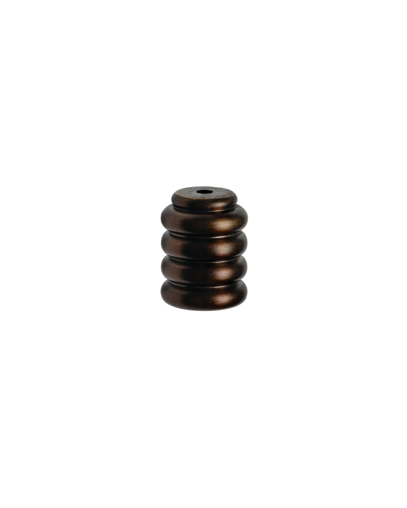 Tay Cord Pull, Blackened Bronze