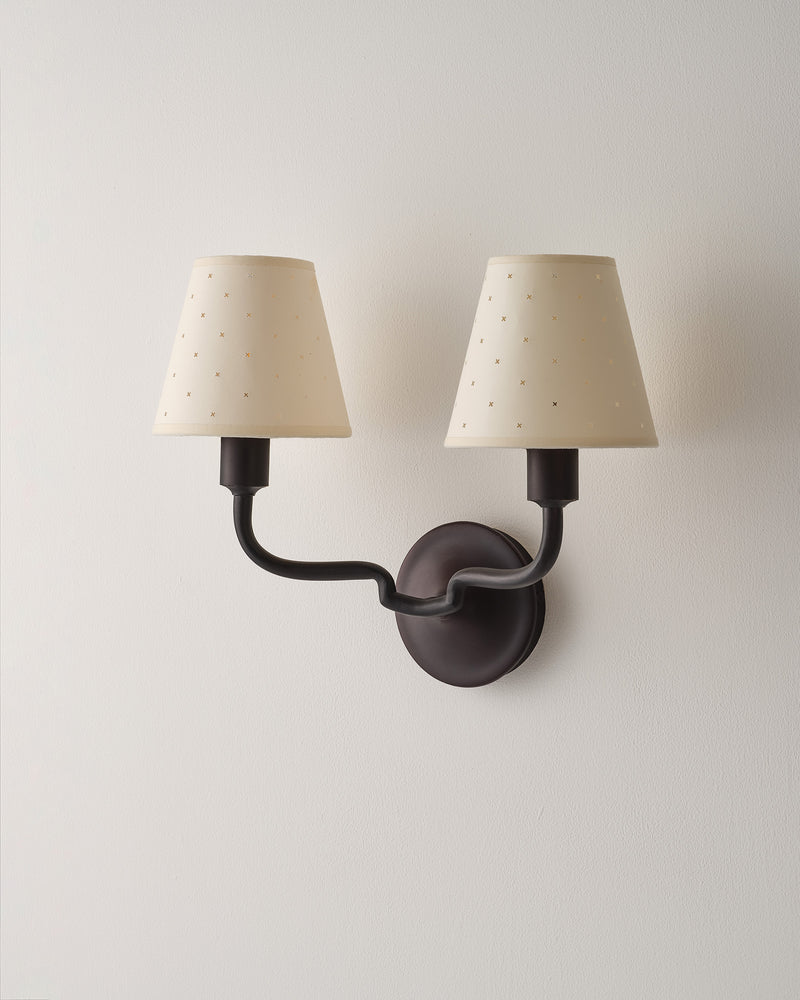 Double Wall Light, Matt Black