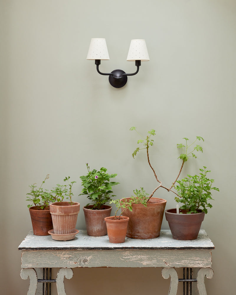 Double Wall Light, Matt Black