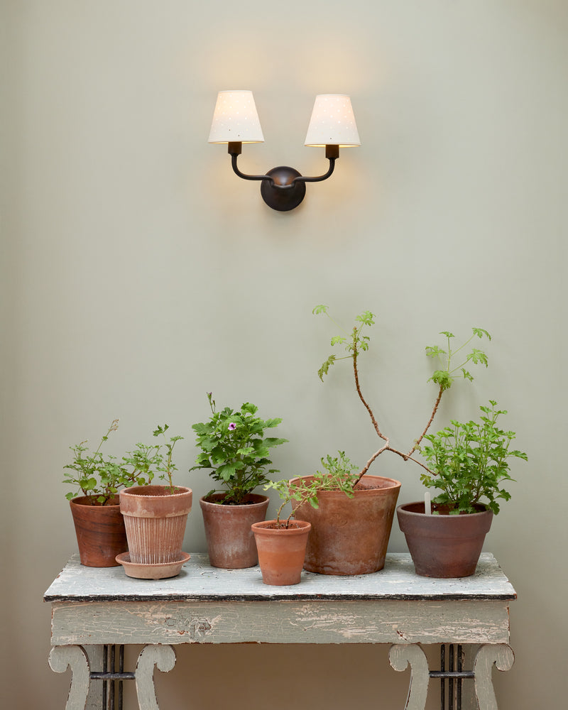 Double Wall Light, Matt Black
