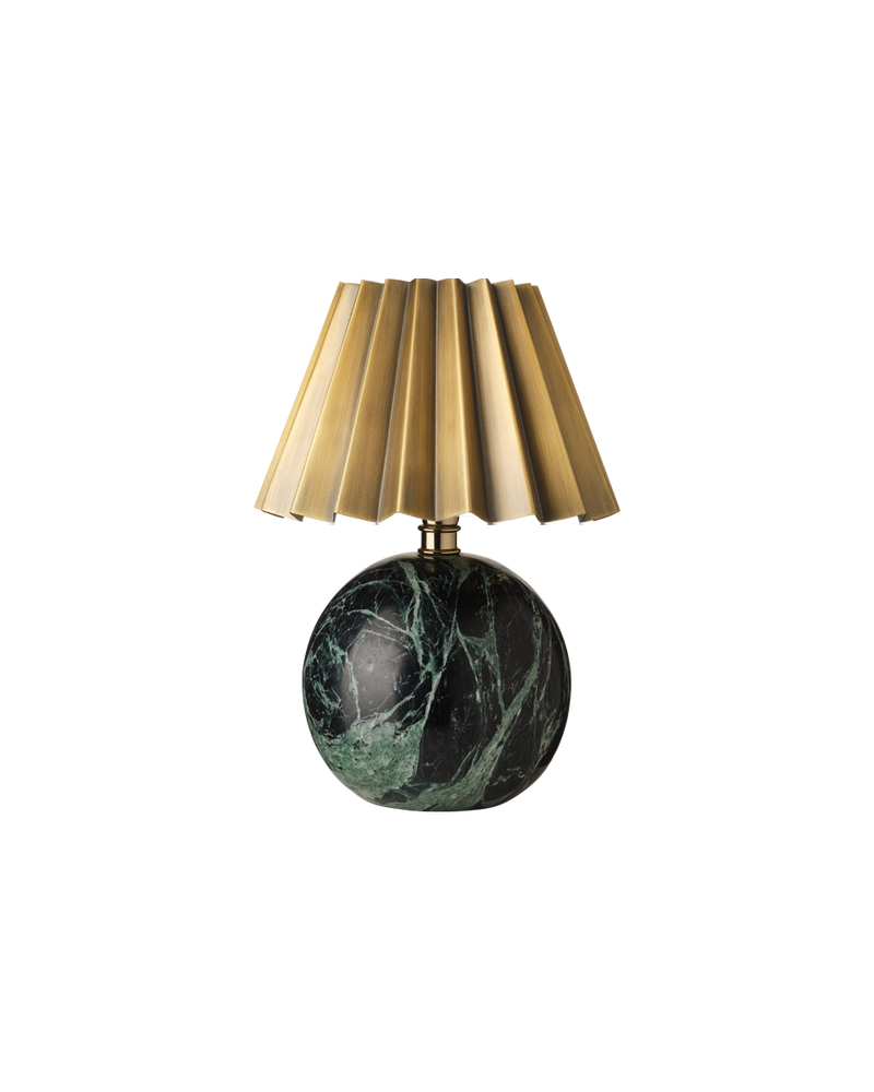 Marble Ball Lamp Base, Green