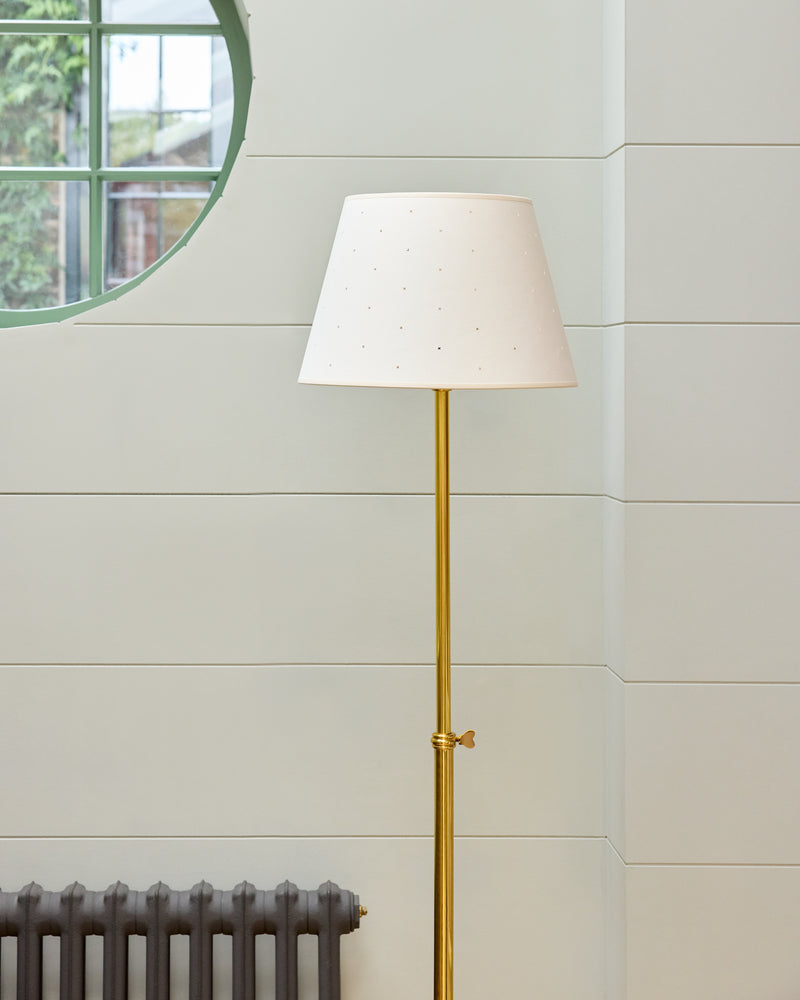 Adjustable Floor Lamp, Brass