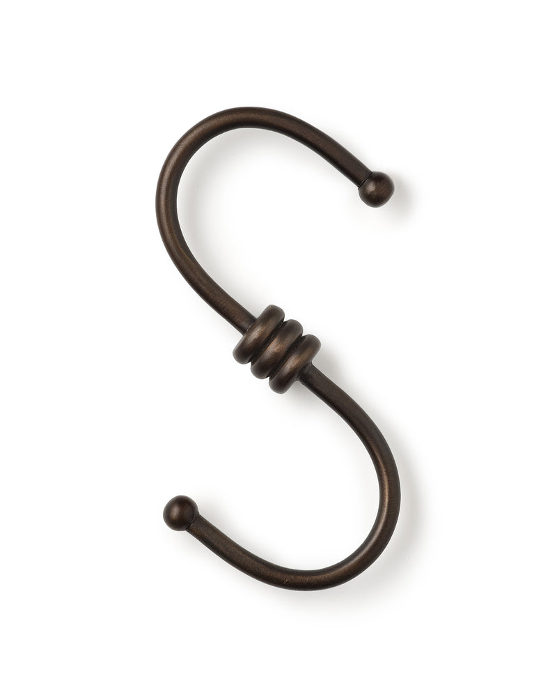 Tay S-Hook Set, Blackened Bronze