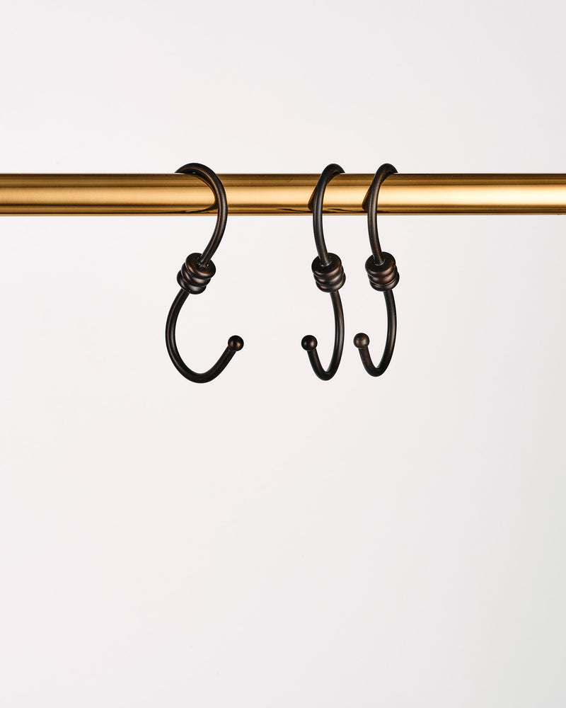 Tay S-Hook Set, Blackened Bronze