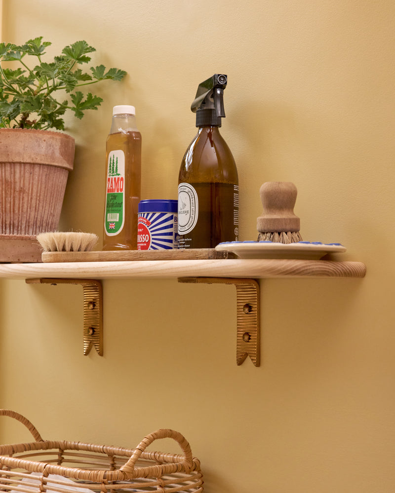 Curved Wooden Shelf, Small