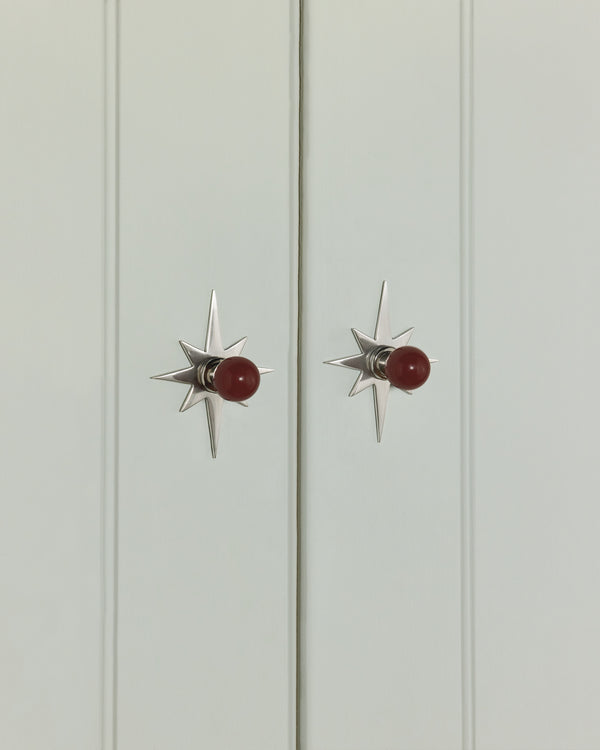 Star Backplate, Brushed Nickel