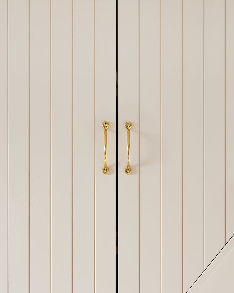 Tay Handle, Polished Brass