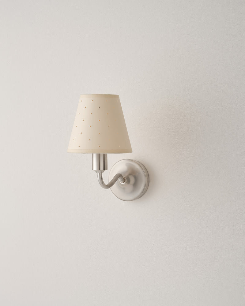 Wall Light, Brushed Silver