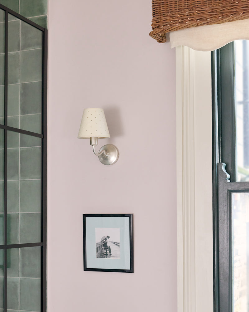 Wall Light, Brushed Silver