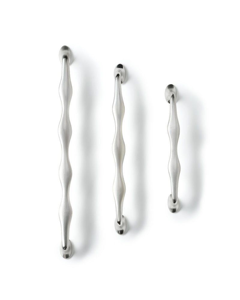 Wave Handle, Brushed Nickel