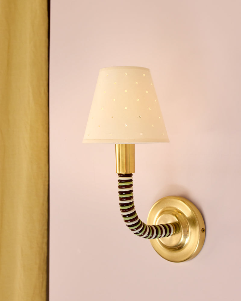 Bistro Wall Light, Aged Brass