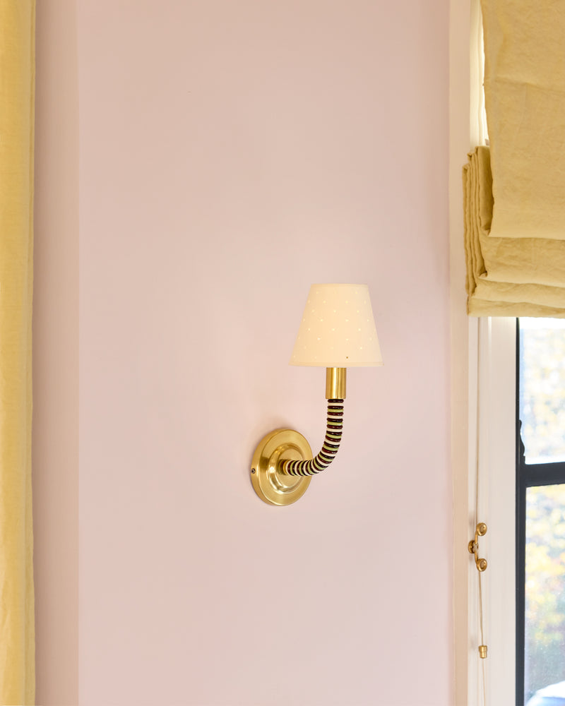 Bistro Wall Light, Aged Brass