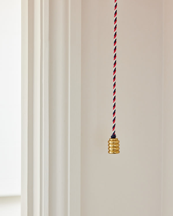 Tay Cord Pull, Aged Brass