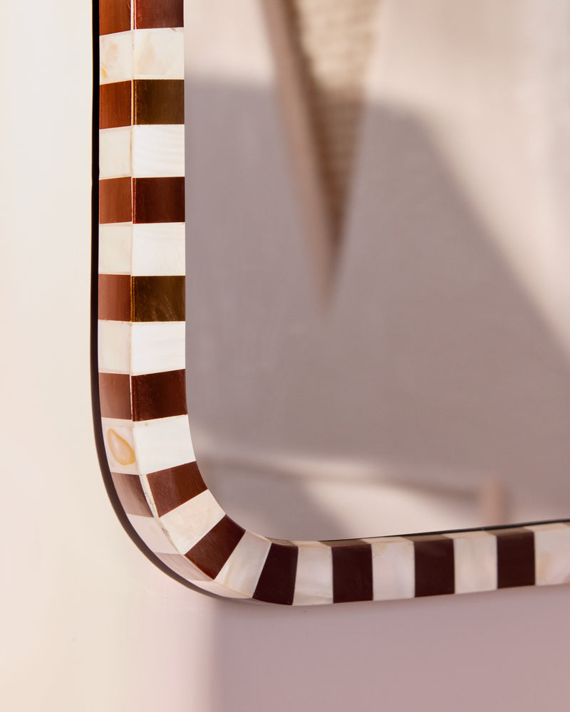 Pearl Full-Length Mirror, Chocolate