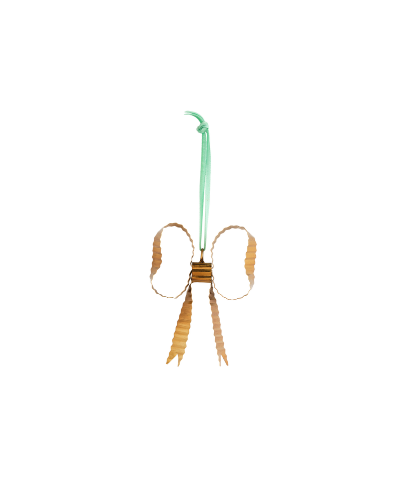 Mini Brass Bow Decoration, Set of 4