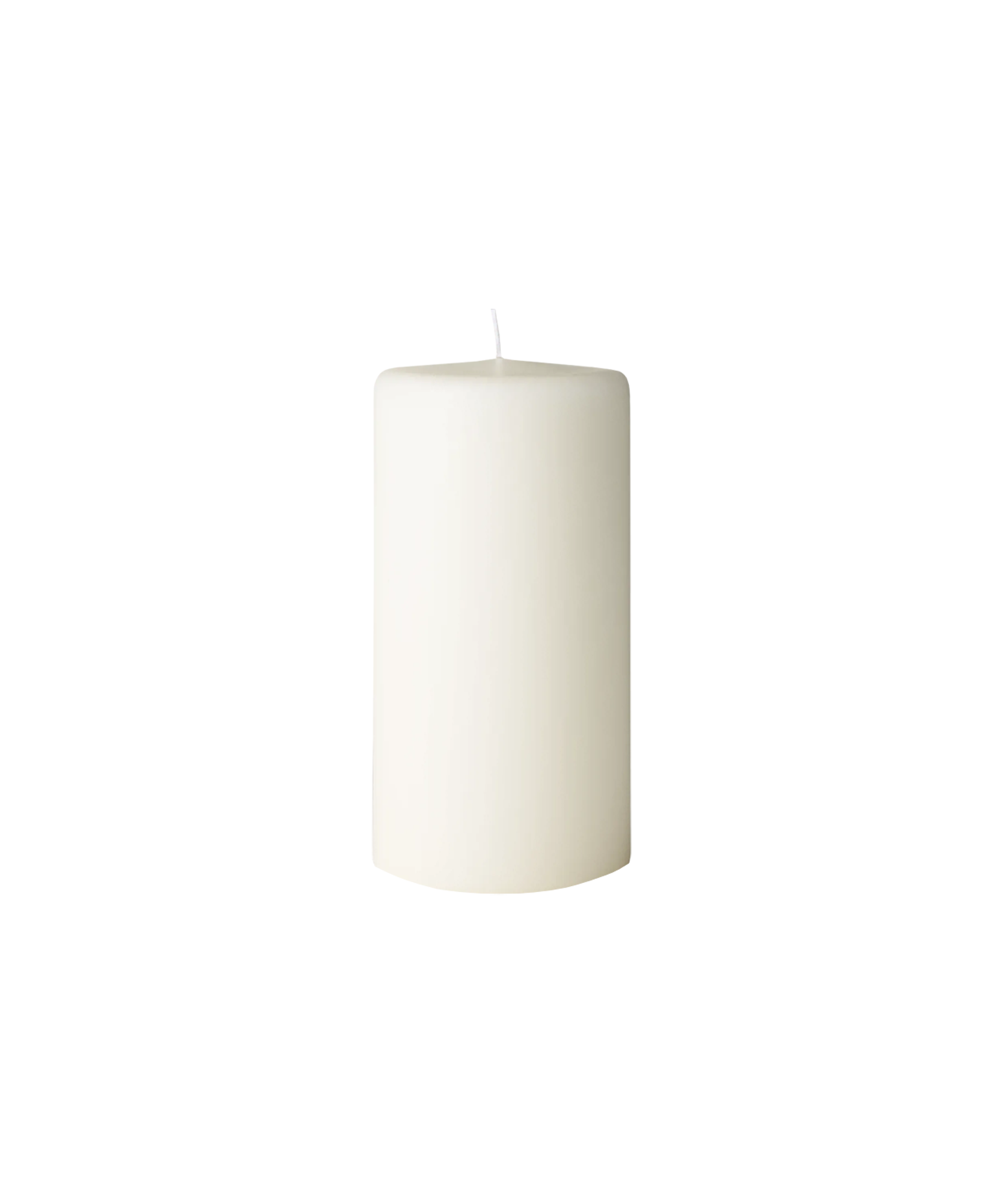Natural Ivory Pillar Candle