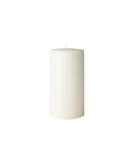 Natural Ivory Pillar Candle