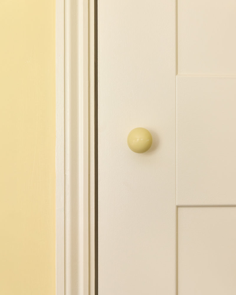 Coloured Knob, Sand, Brass