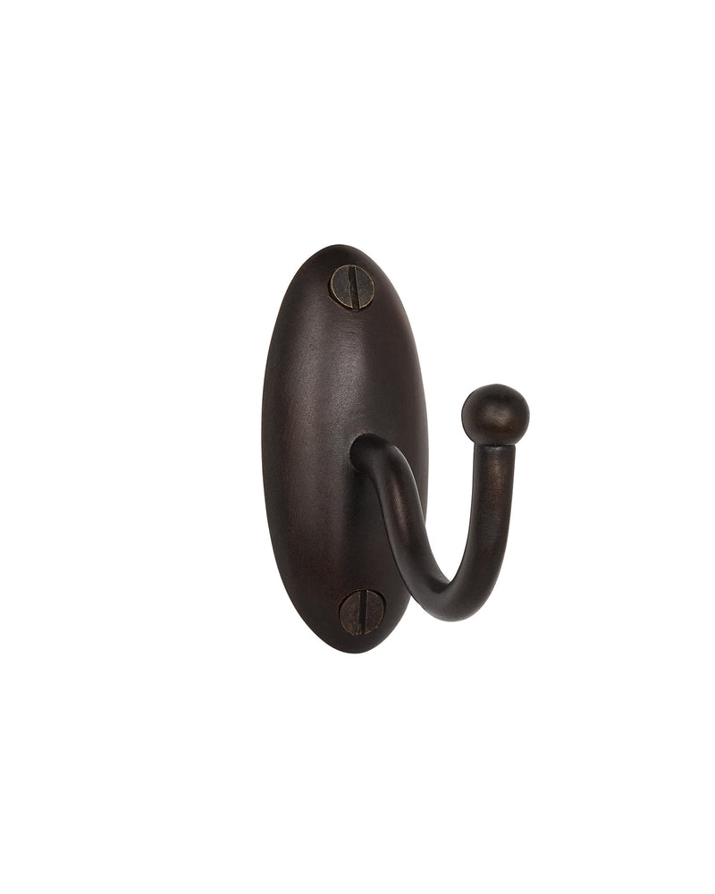 Tay Single Hook, Blackened Bronze
