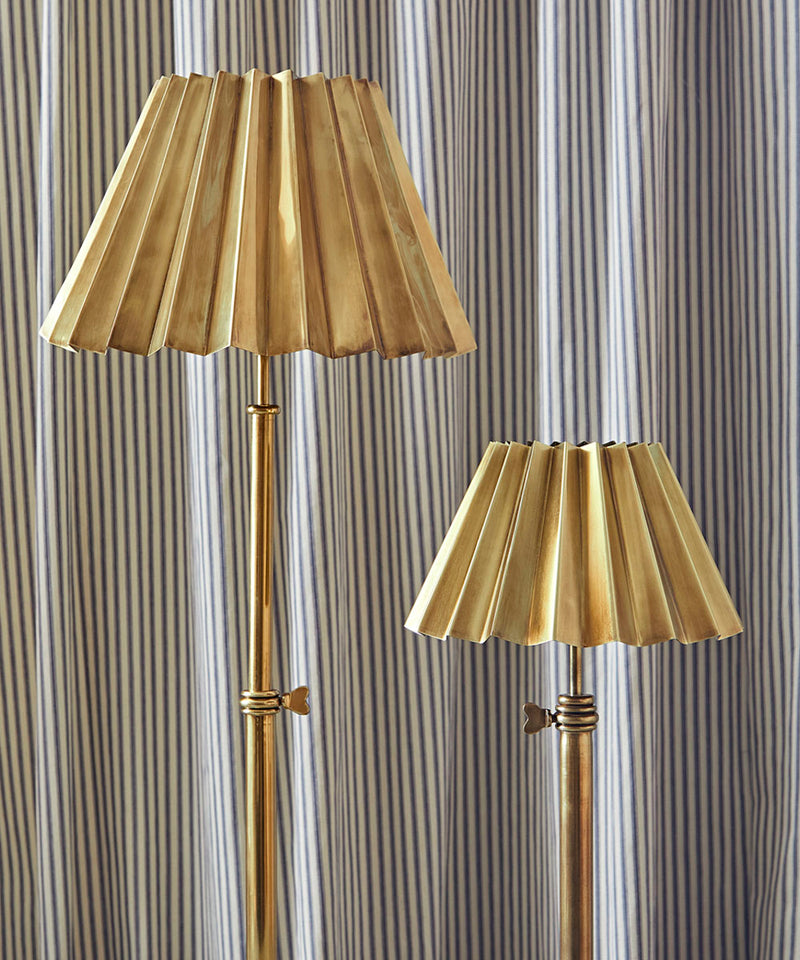 BRASS LAMPSHADE, LARGE