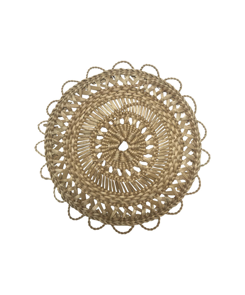 Scallop Raffia Placemat, Medium – Matilda Goad & Co.