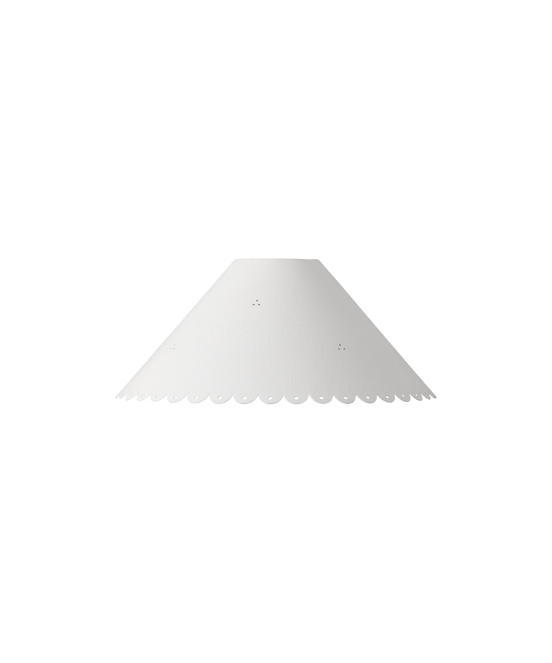 Cloth Scallop Lampshade, Small