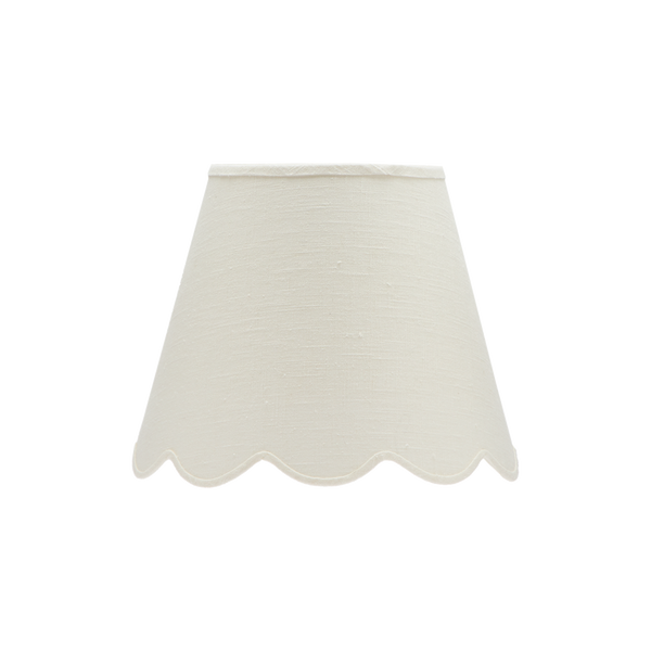 Scallop Lampshade, Black Trim, Large – MATILDA GOAD & CO.